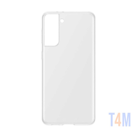 Capa de Silicone Macio para Samsung Galaxy S21 Plus Branco